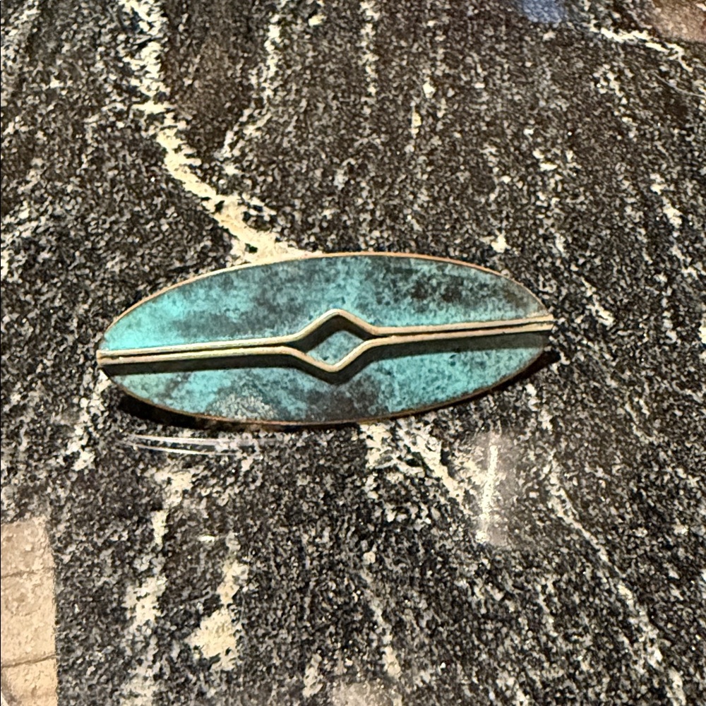 Vintage Gold-Tone Hair Clip